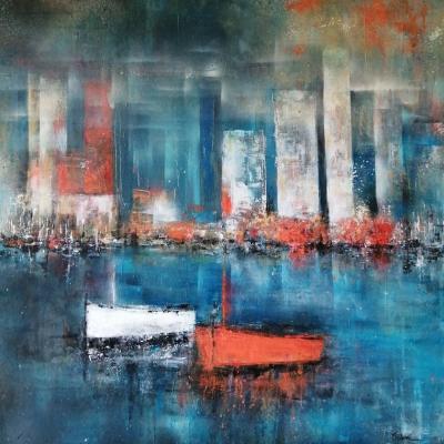 Anita Voloir Bateaux 80x80 Vendu