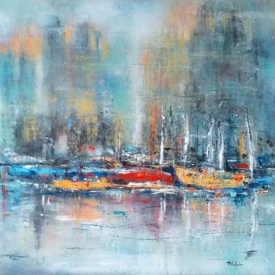 Anita Voloir Avant L Orage 50x50 Acrylique