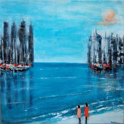 ANITA VOLOIR - Le Refuge 40x40