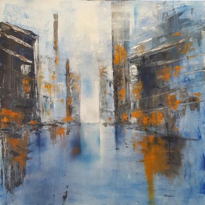 Anita Voloir Mirage 80x80 Acrylique